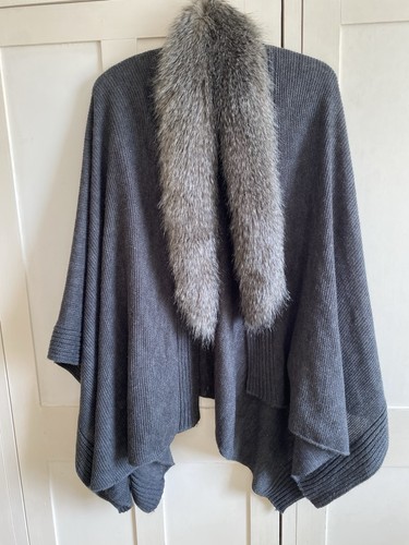 Next grey wrap cape jacket - next,