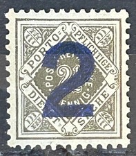1919 German Stamp Wurttemberg