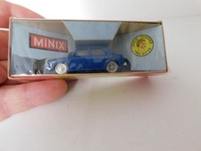 Tri-ang Minix Vintage OO Plastic Morris 1100  Car Model In Blue Still Sealed