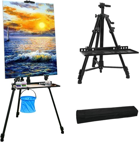 Aluminium easel stand - aluminium,