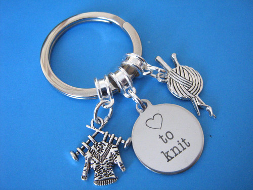 Knitting keyring knitter - knitting,