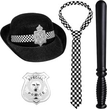 5 PCS Police Costume