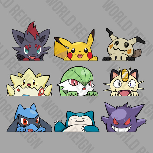 Pokemon misc peeker - pokemon, vinyl