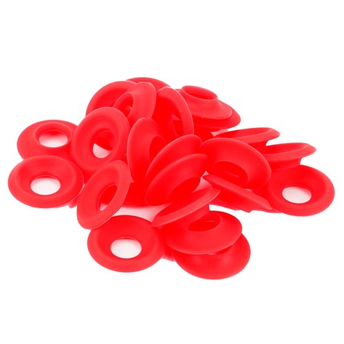 25pcs red silicone grolsch - red,