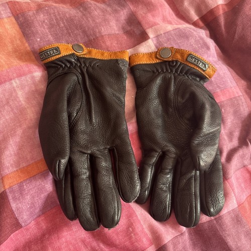 Hestra leather wool gloves - hestra,