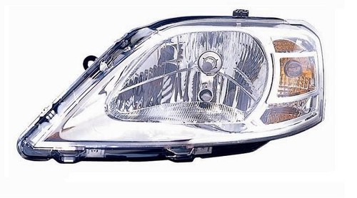 Front projector headlight - front, h4