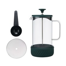 La Cafetiere 'Zero' 8 Cup Green Cafetiere, Removable Base for Grounds, 1L