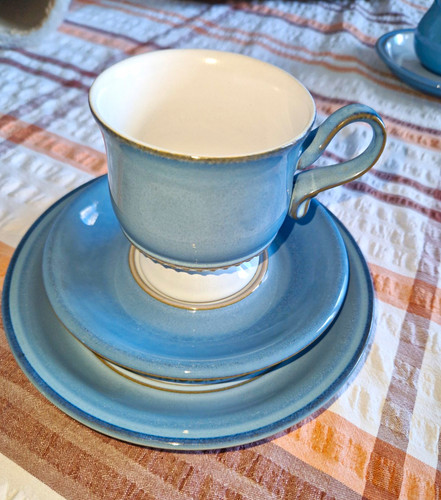 Vintage denby pottery teacup - vintage,