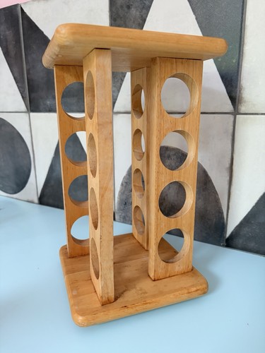 Wooden vintage spice rotating - vintage,