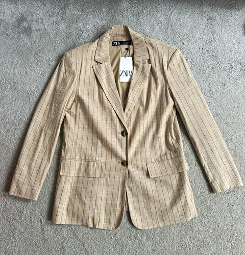 Zara woman beige striped - beige,