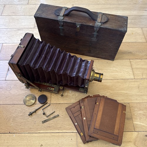 Mahogany half plate field - plate,