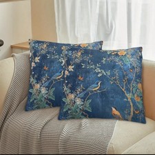 2Pcs Chinoiserie Bird  &