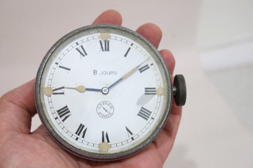 Jaeger car dashboard clock - car,