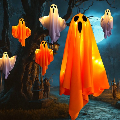 Halloween glowing ghost - ghost, light