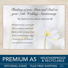 70th Wedding Anniversary