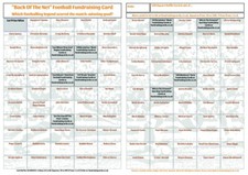 Football Fundraising Cards 1-6