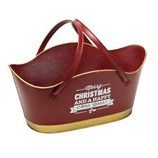 Holiday Gift Tin Bucket