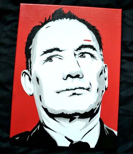 Canvas art painting actor - art,