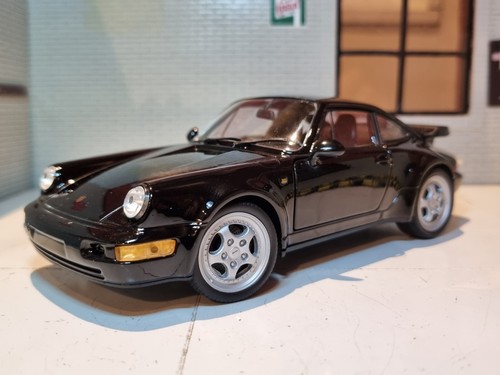 Porsche 911 turbo 964 black - turbo,