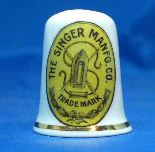 Birchcroft china thimble - china, --