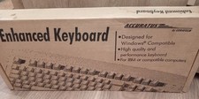 Vintage Accuratus Ceratech beige PS/2 keyboard ACK-210 