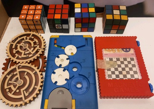 Old rubik cubes in various - cubes,,