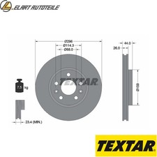 2x BRAKE DISCS 92300703 FOR