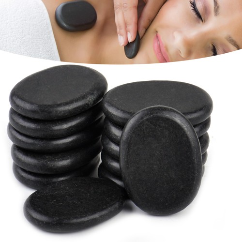 12x oval hot basalt - hot, rock