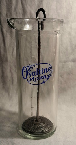 Vintage ovaltine mixer glass - mixer,,