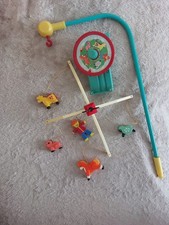 Fisher price 1970s Baby Mobile For Cot music box vintage 