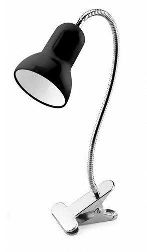 Clip desk lamp black - lamp, e27