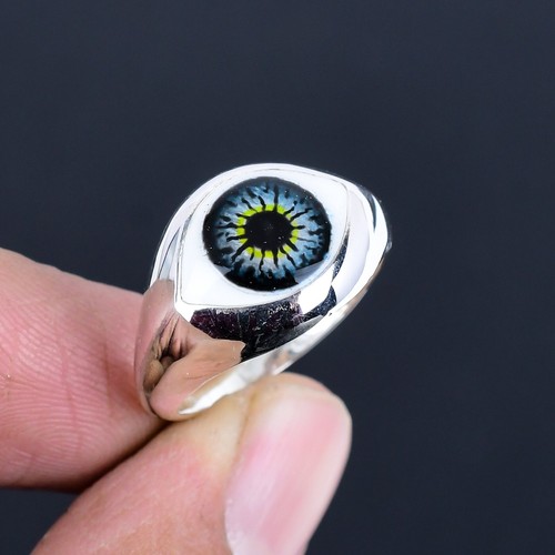 Solid 925 silver evil - solid, eye