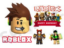 ?ROBLOX ? edible Cake  toppers A4 Icing  Wafer Icing