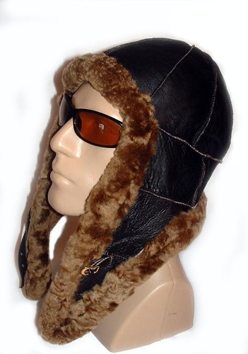 New men sheepskin pilot - new!,