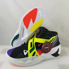 NEW PUMA Disc Rebirth Basketball Shoes "Black/Yellow" - Mens Size 10 - 194812-02