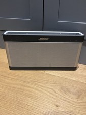 Bose Soundlink III Bluetooth Portable Speaker Silver Tested And Working