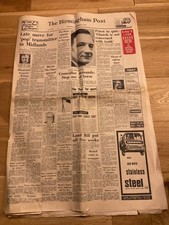 THE BIRMINGHAM POST WEDNESDAY DECEMBER 21ST 1966 NEWSPAPER REASONABLE FOR AGE
