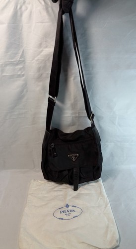Prada vintage black tessuto - vintage,