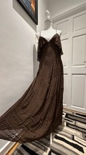 Zara chocolate brown textured