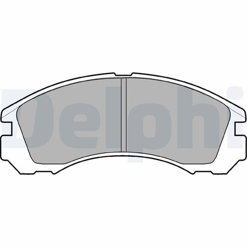 Lp871 delphi brake pad - lp871,