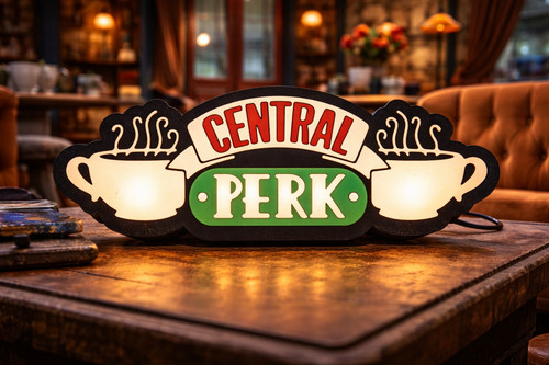 Central perk logo led - central,