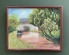Original Signed & Framed Oil On Board  ~ CHRISTLETON MILL ~ Chester CHESHIRE