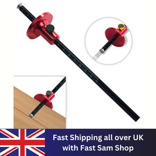 Wheel Marking Gauge Woodworking Marking Scriber Solid Metal Bar Wood Scribe New