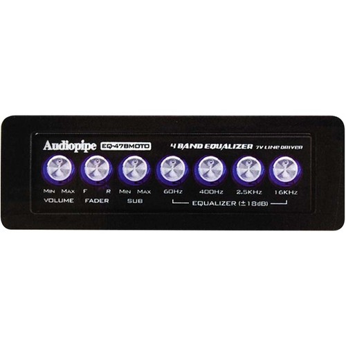 Audiopipe 47bmoto band - audiopipe, eq-47bmoto