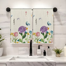 Pair pretty floral - of, and