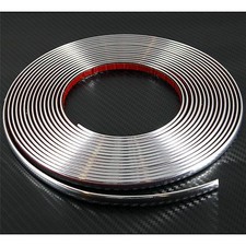 (0.9cm) 9mm x 2m CHROME CAR