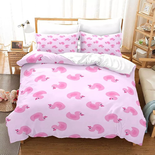 Little yellow duck - yellow, duvet