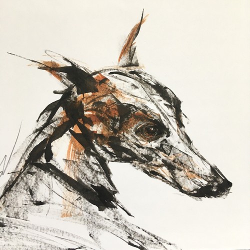 Original signed ink sketch - original,
