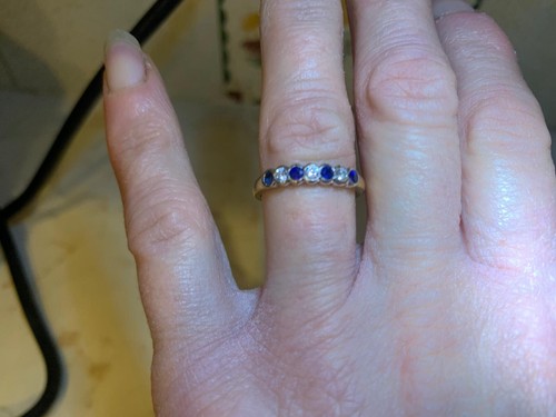 Diamond and sapphire - diamond,