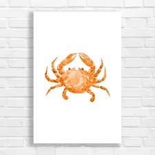 Vibrant Blue Crab Canvas Print